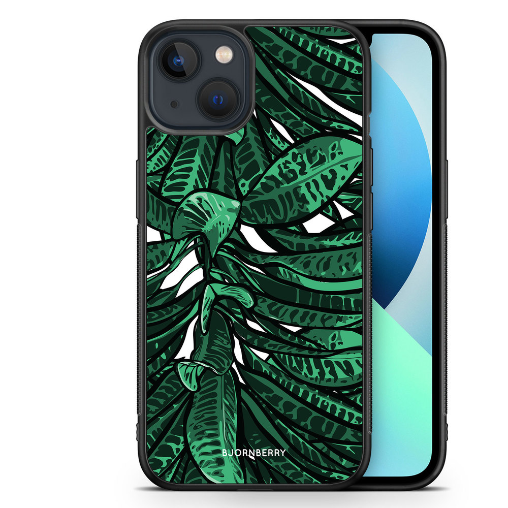 iPhone 13 Mini Case - Tropical Leaves