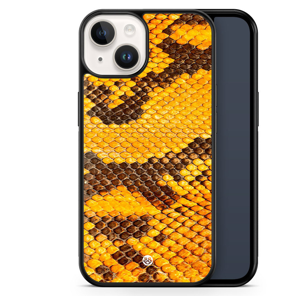 iPhone 14 Case - Yellow Snake