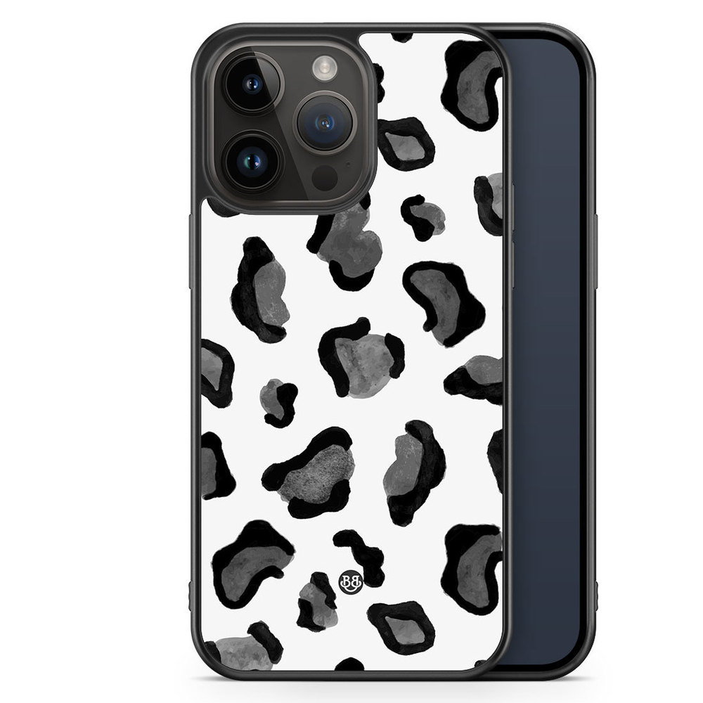 iPhone 14 Pro Max Case - Grey Leopard