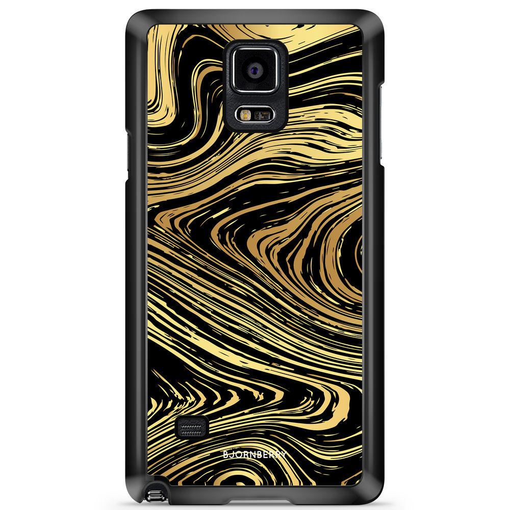 Samsung Galaxy Note 4 Case - Gold Marble