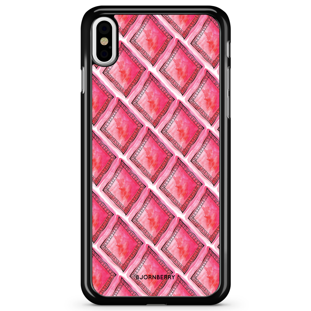 iPhone X / XS Case - Red Rhombus