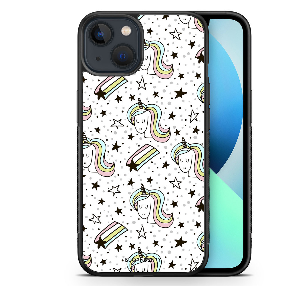 iPhone 13 Mini Case - Unicorn Pattern