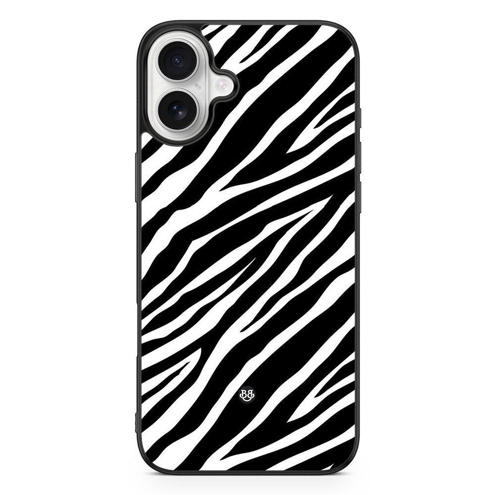 iPhone 16 Plus Skal - Zebra