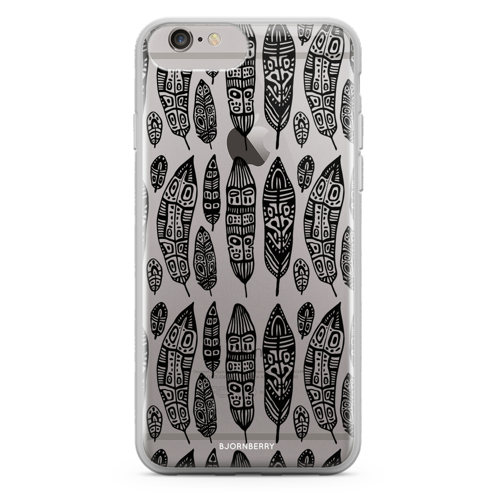 iPhone 6 Plus/6s Plus Fashion Case - Vintage Feathers