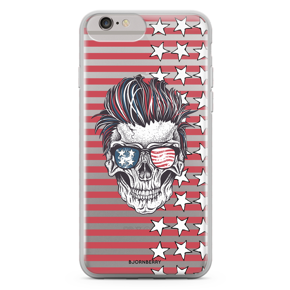 iPhone 6 Plus/6s Plus Fashion Case - USA Skull