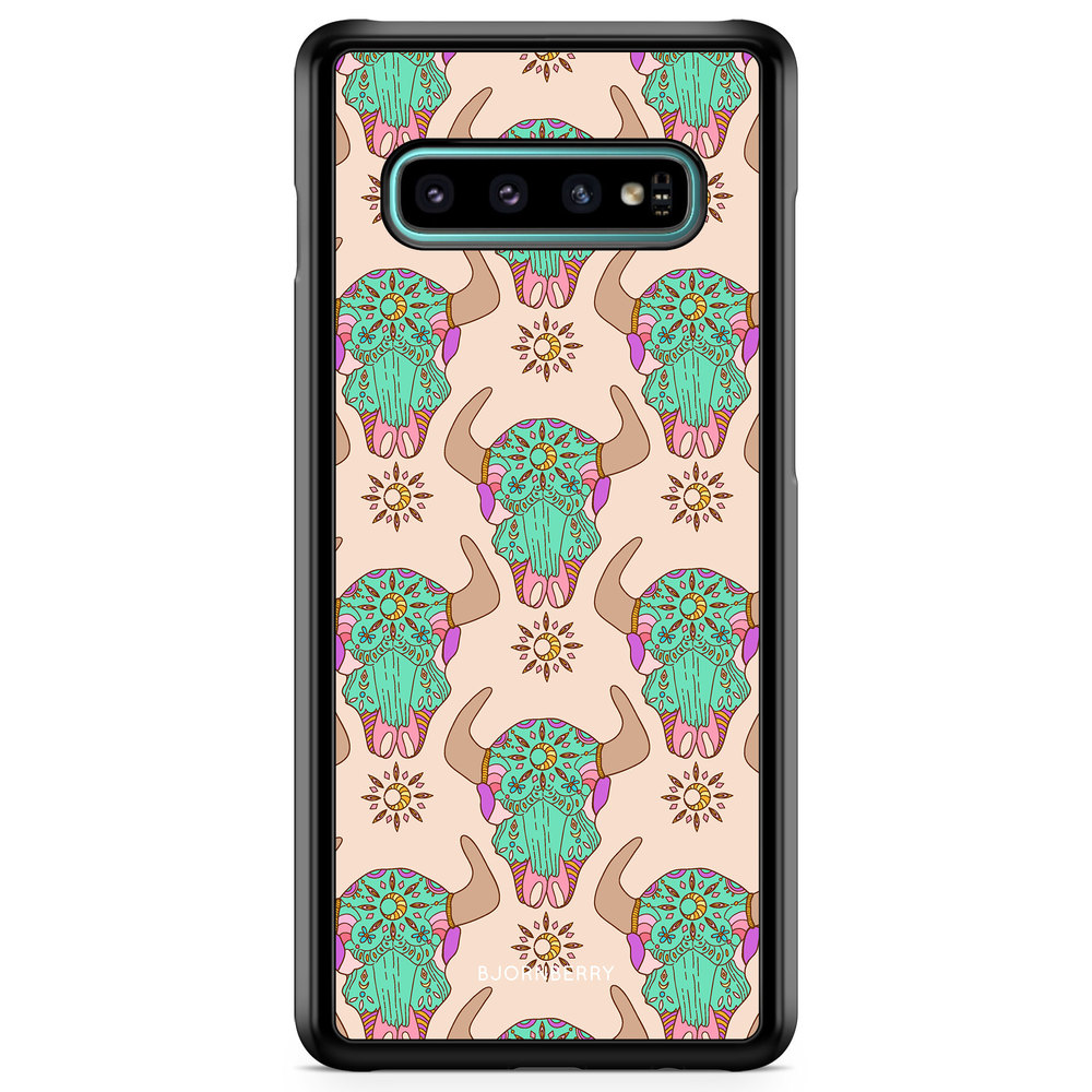 Samsung Galaxy S10 Plus Case - Beautiful Skulls