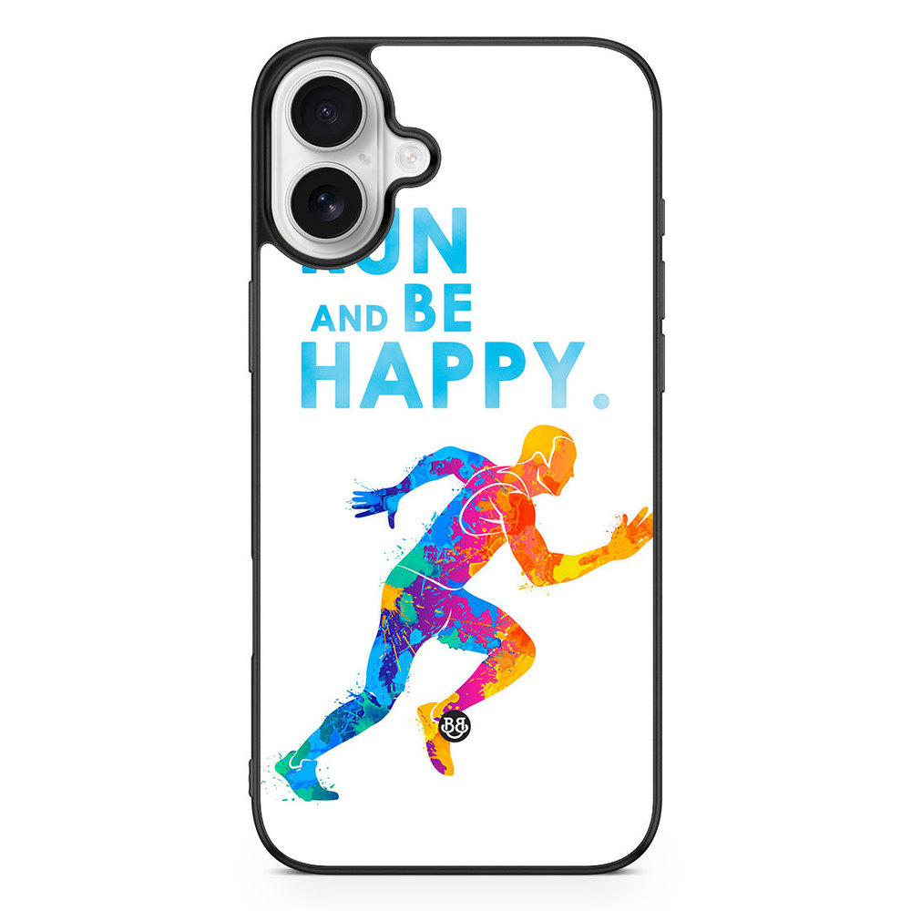 iPhone 16 Plus Case - Run and be happy