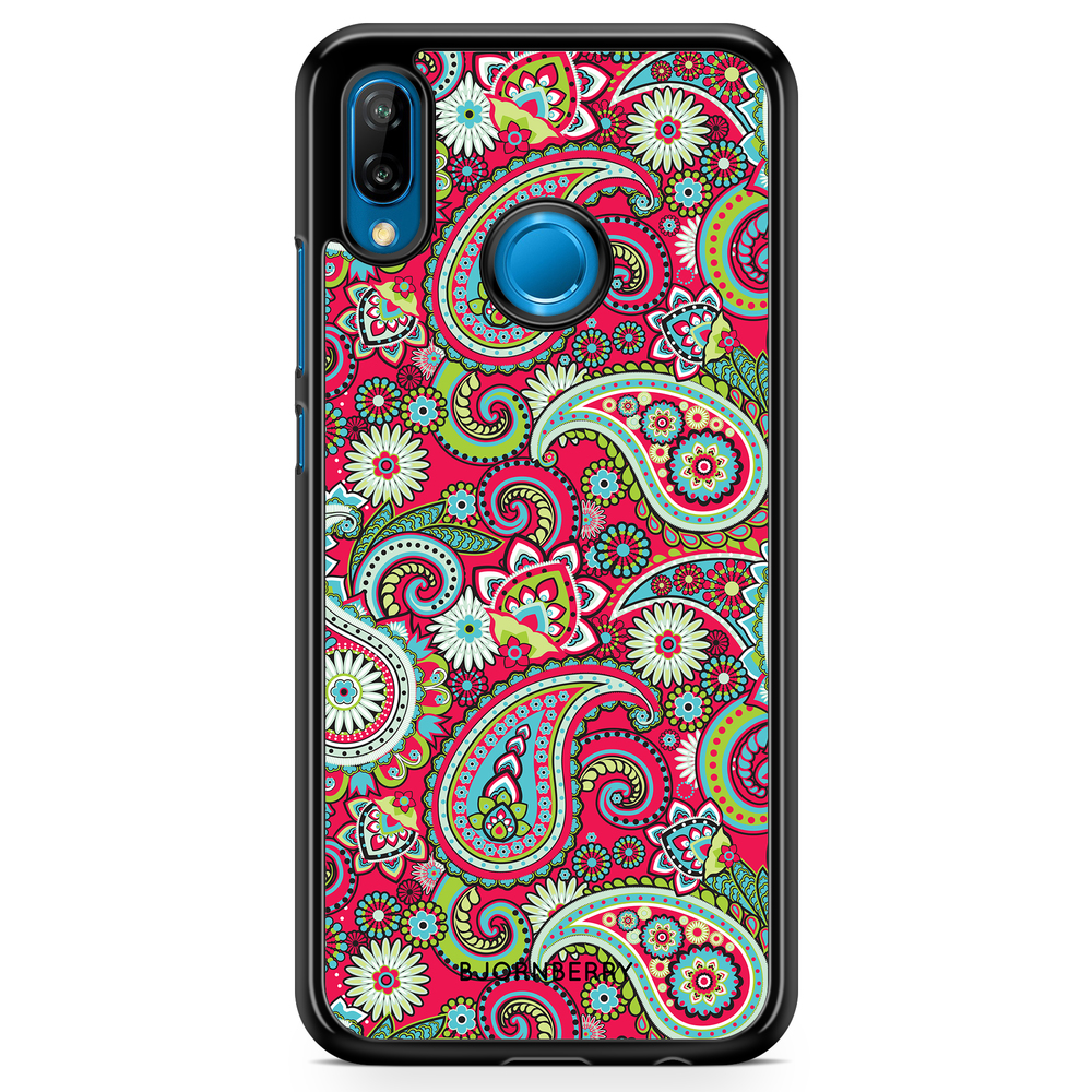 Huawei P20 Lite Case - Red Paisley