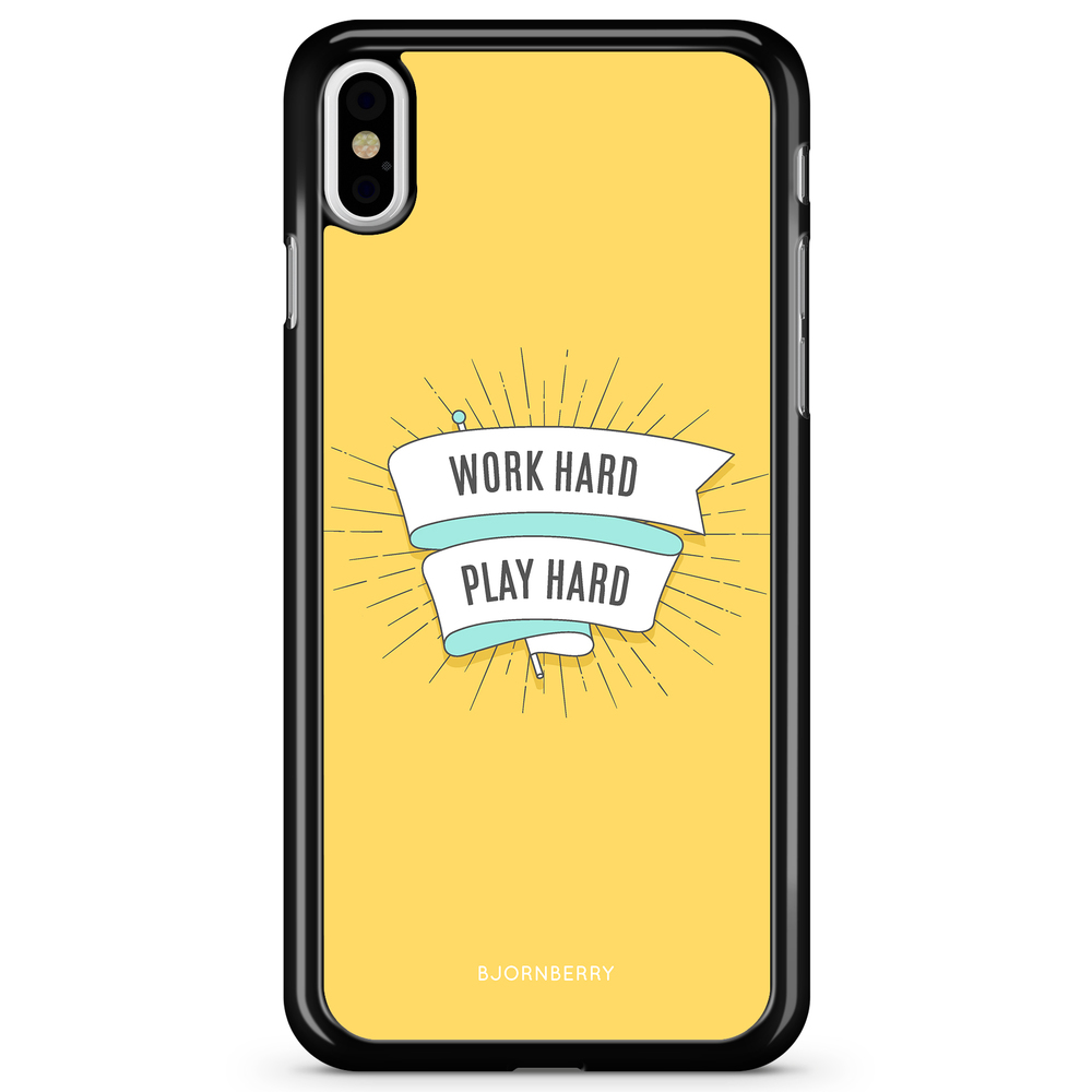 iPhone X / XS Case - Work hard play hard