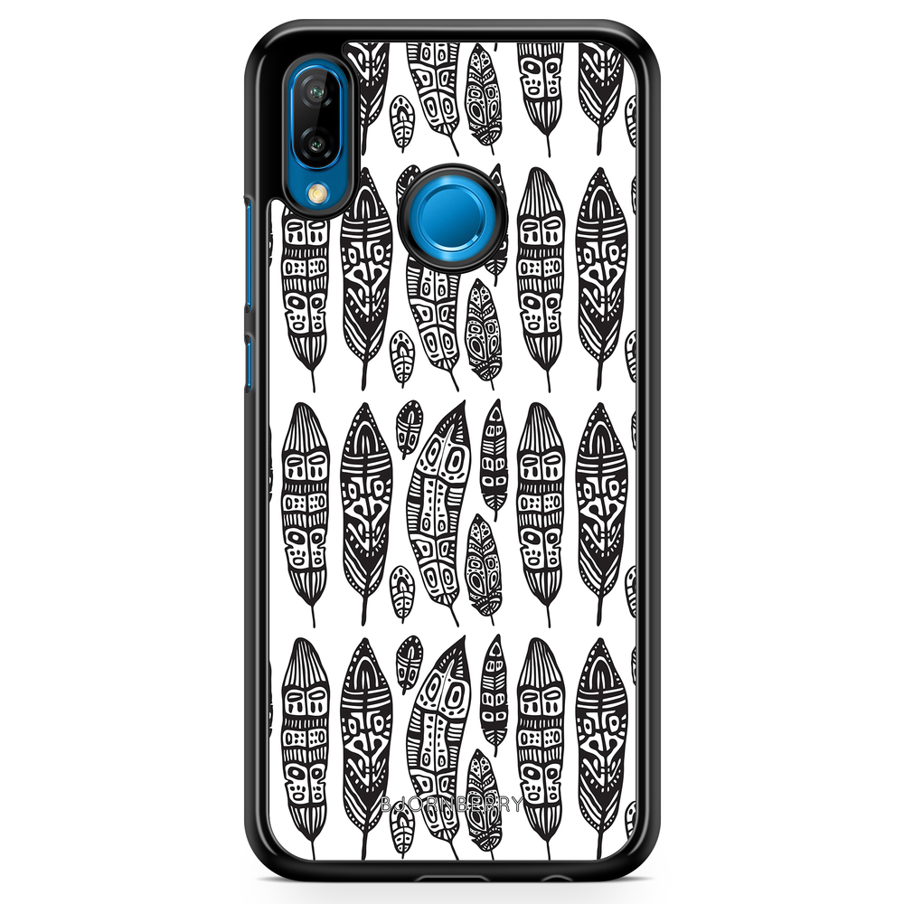 Huawei P20 Lite Case - Vintage Feathers