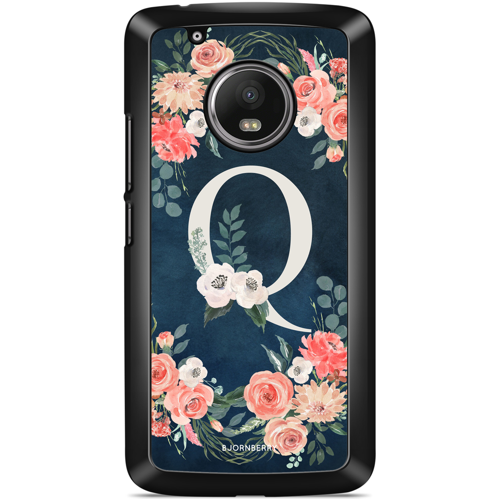 Moto G5 Plus Case - Monogram Q