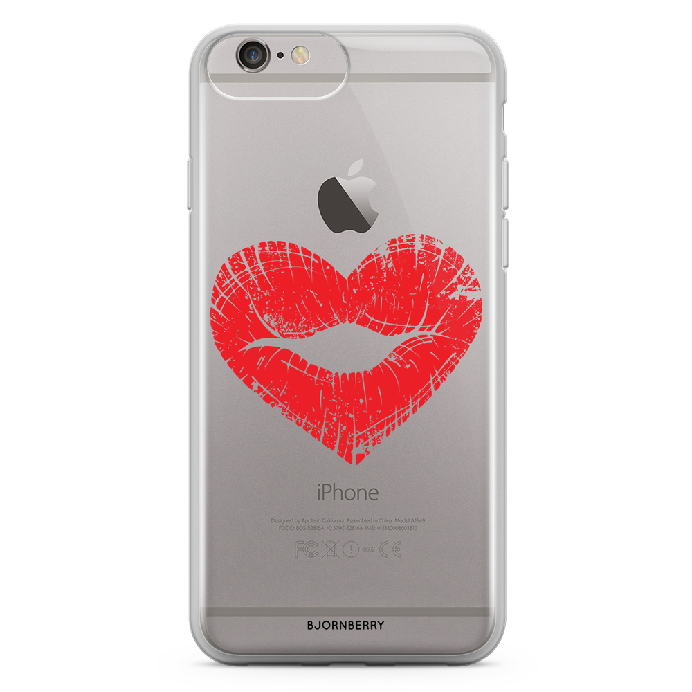 iPhone 6 Plus/6s Plus Fashion Case - Heart Lips