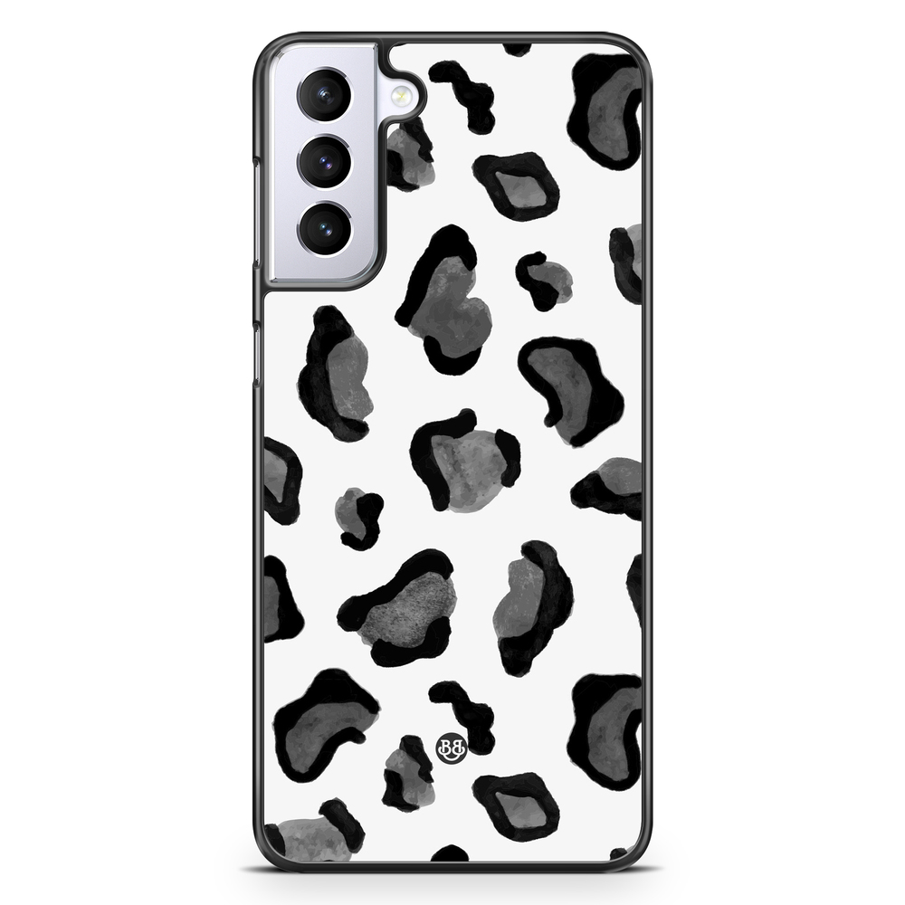 Samsung Galaxy S21 Plus Case - Grey Leopard