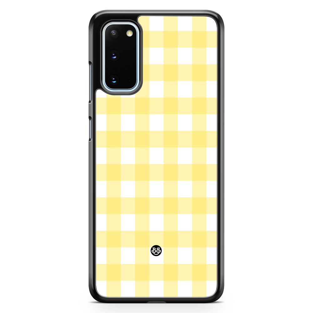 Samsung Galaxy S20 Case - SUMMER GARDEN - Lemon Check