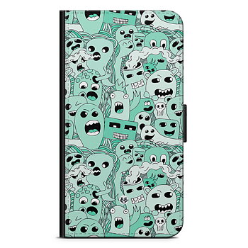 Motorola Moto E20 Wallet Case - Spökmönster