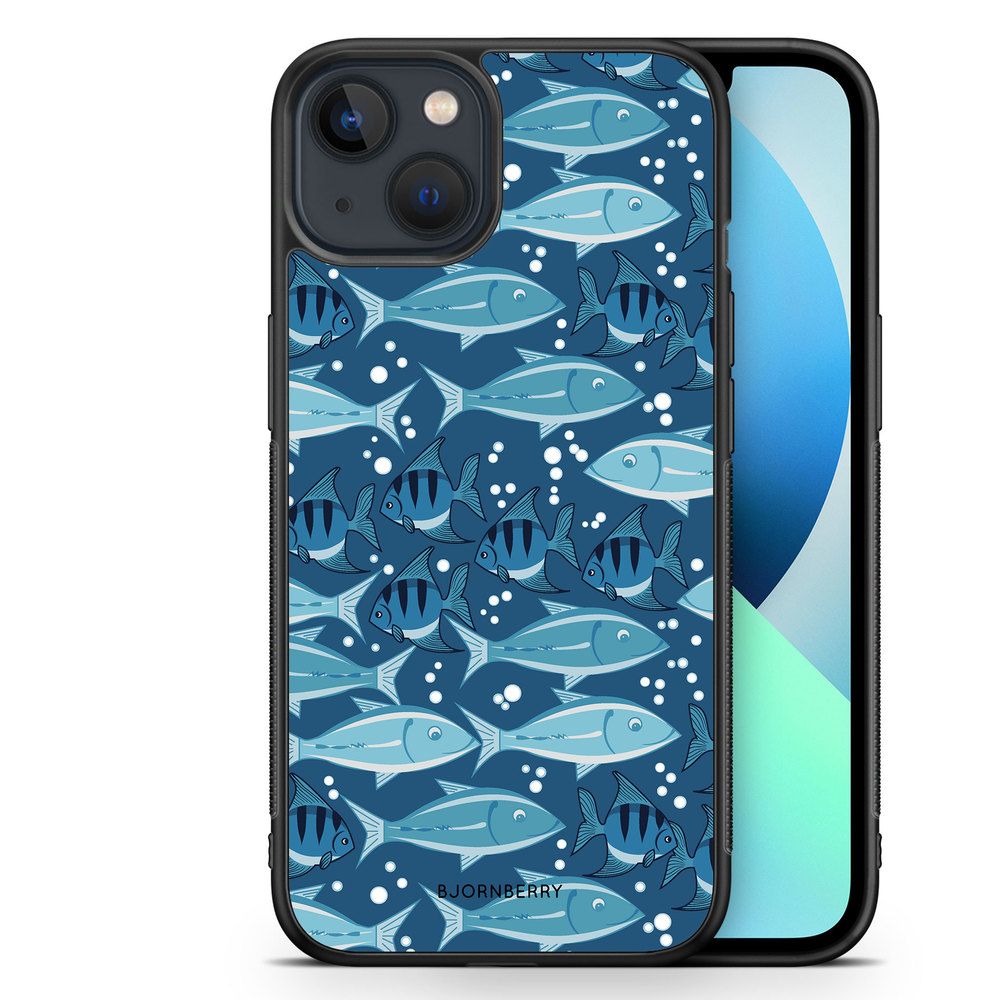 iPhone 13 Mini Case - Fish Pattern