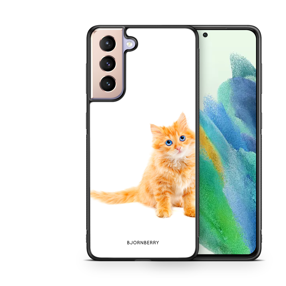 Samsung Galaxy S21 FE 5G Case - Small Brown Cat