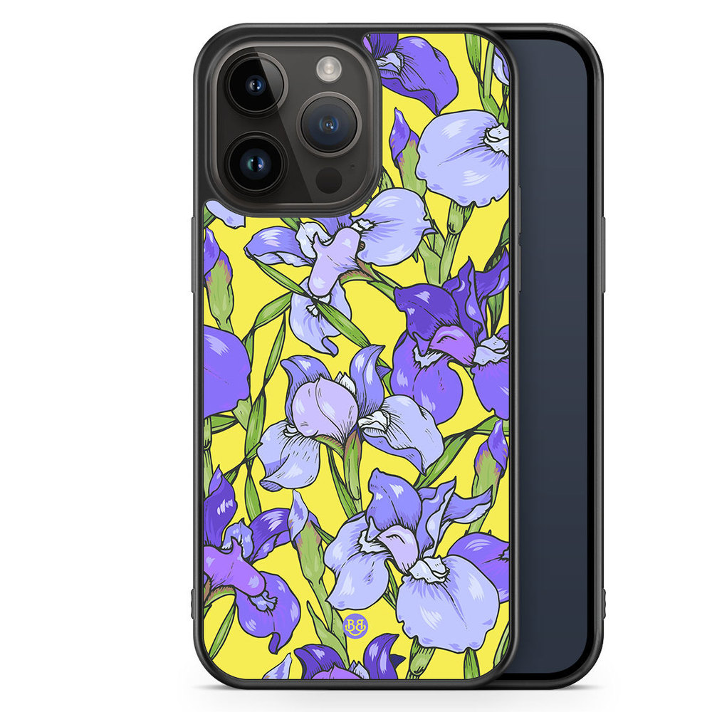 iPhone 14 Pro Max Case - Iris Flowers