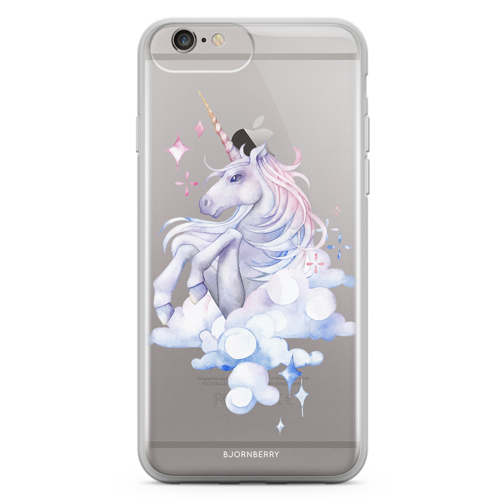 iPhone 6 Plus/6s Plus Fashion Skal - Vattenfärg Enhörning