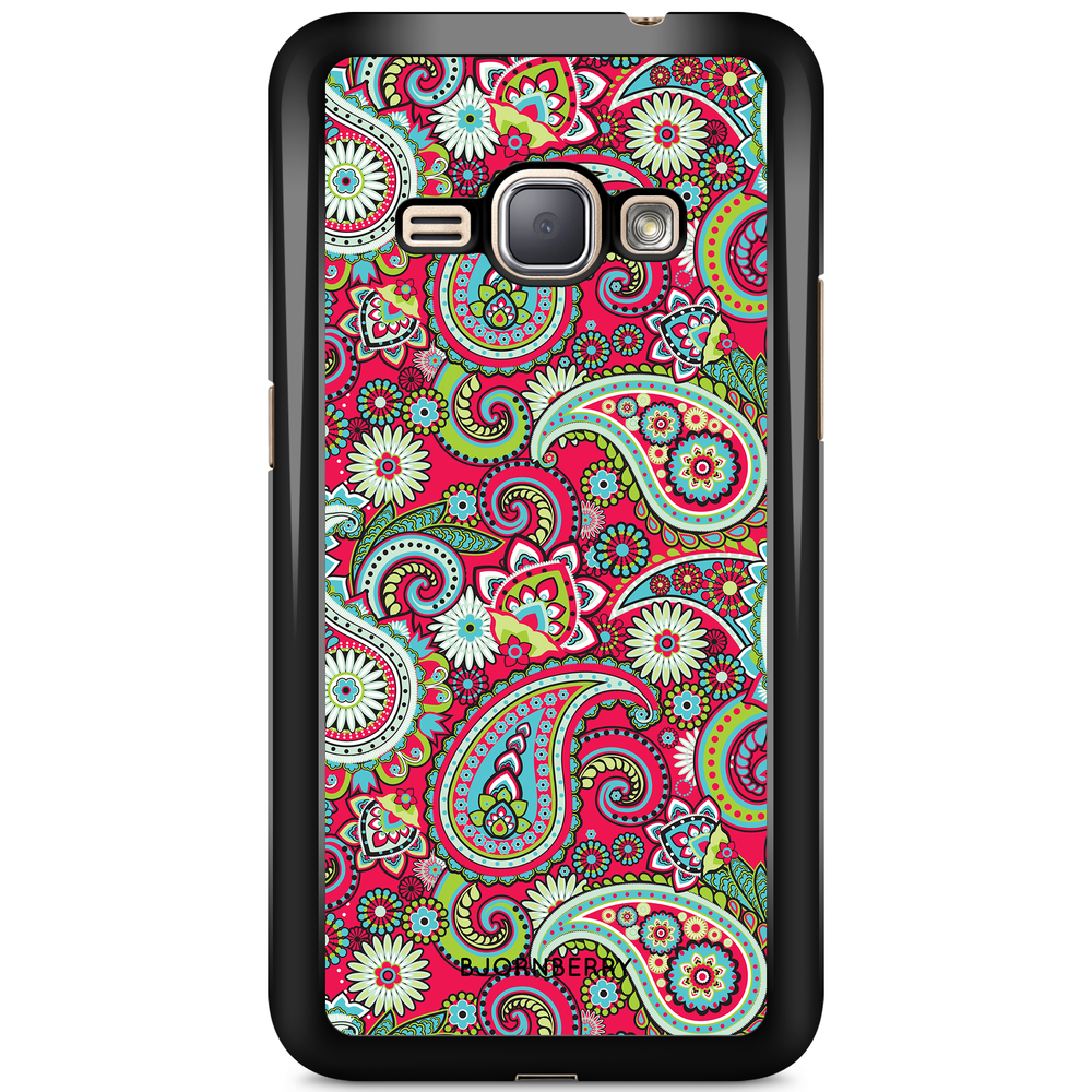 Samsung Galaxy J1 (2016) Case - Red Paisley