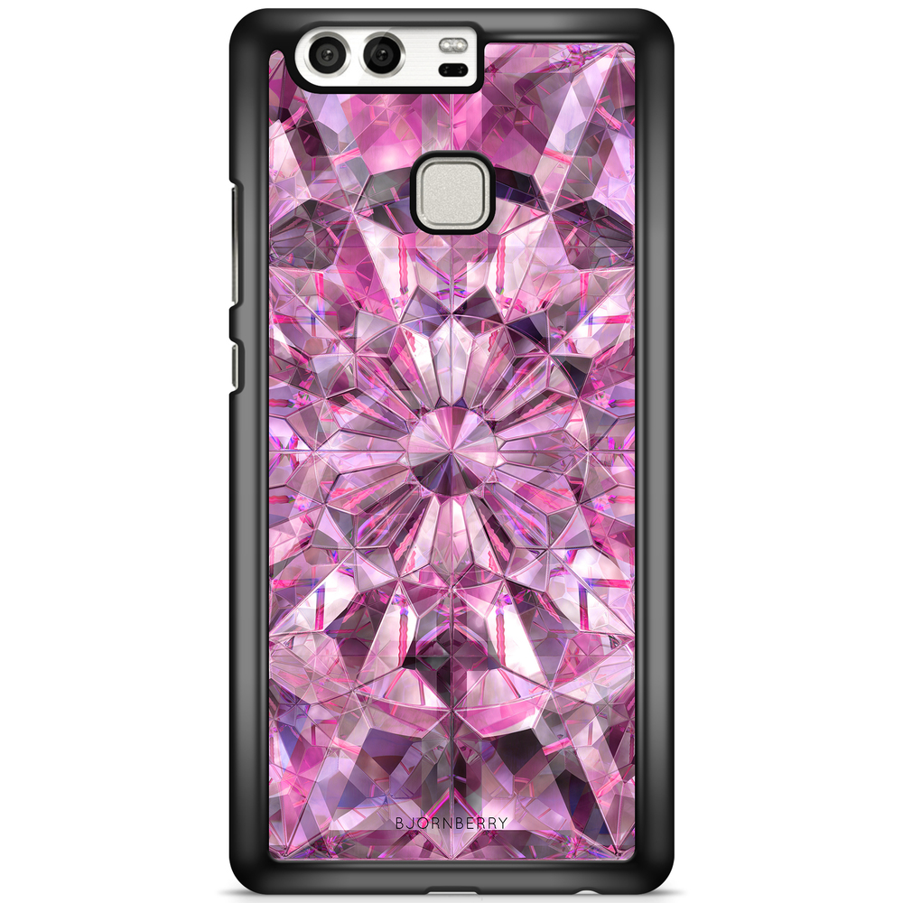 Huawei P9 Case - Pink Crystals