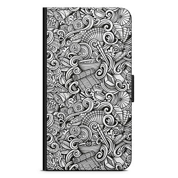 Motorola Moto E20 Wallet Case - Japanese Pattern