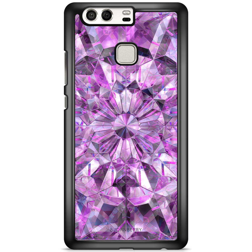 Huawei P9 Case - Purple Crystals