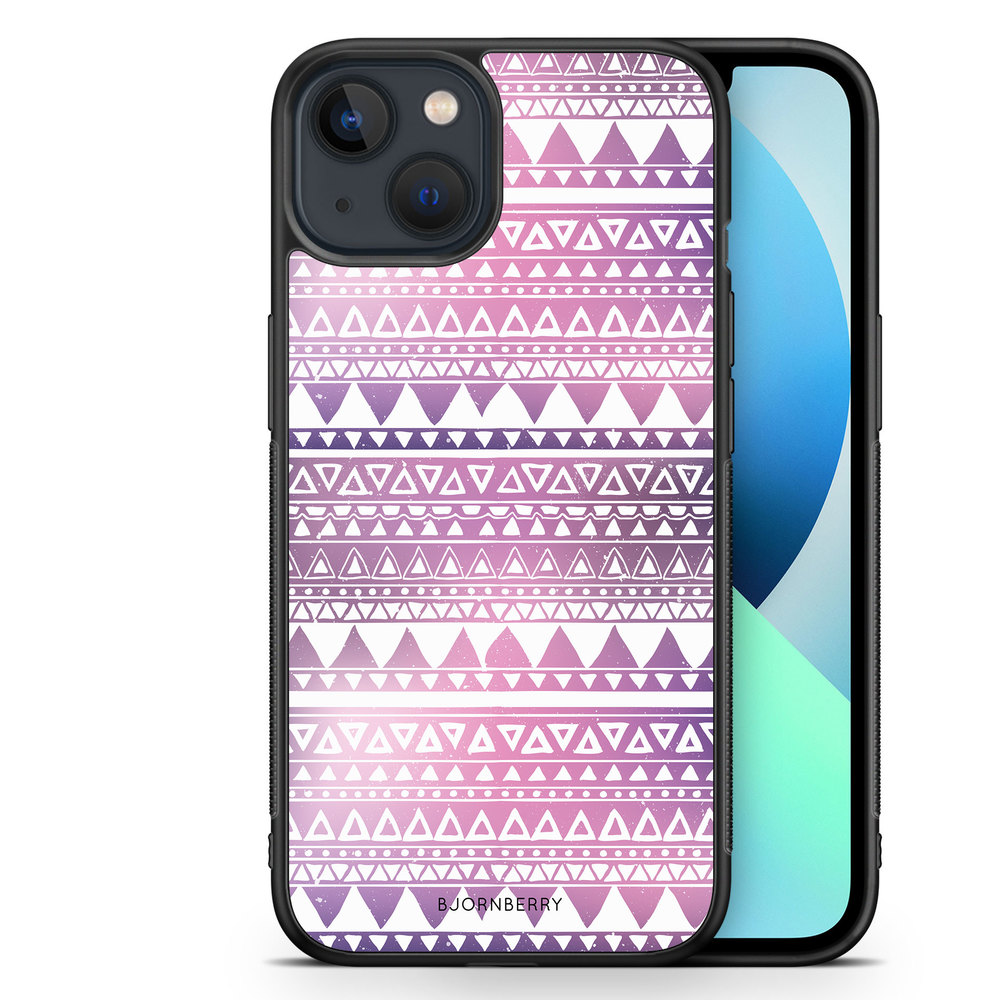 iPhone 13 Mini Case - Purple Aztec