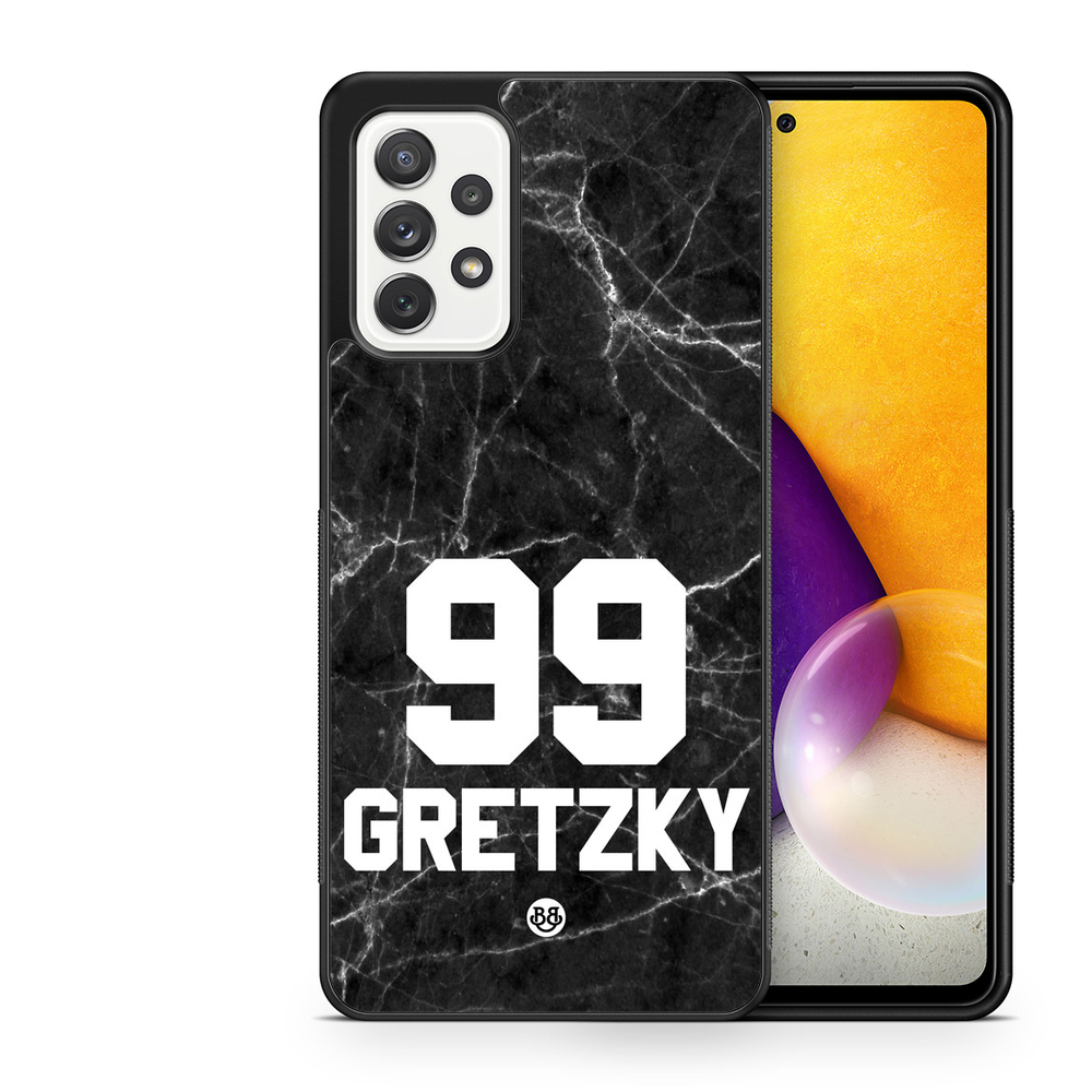 Samsung Galaxy A52/A52s 5G Custom Case - Black Marmor Number