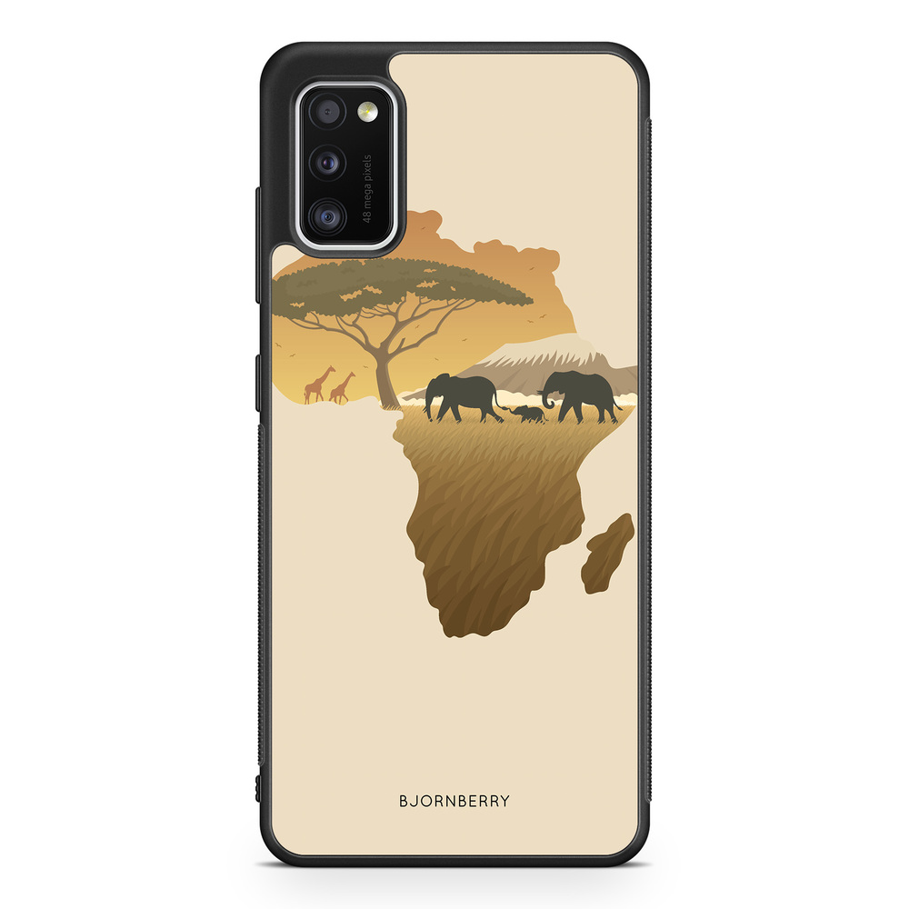 Samsung Galaxy A41 Case - Africa Brown