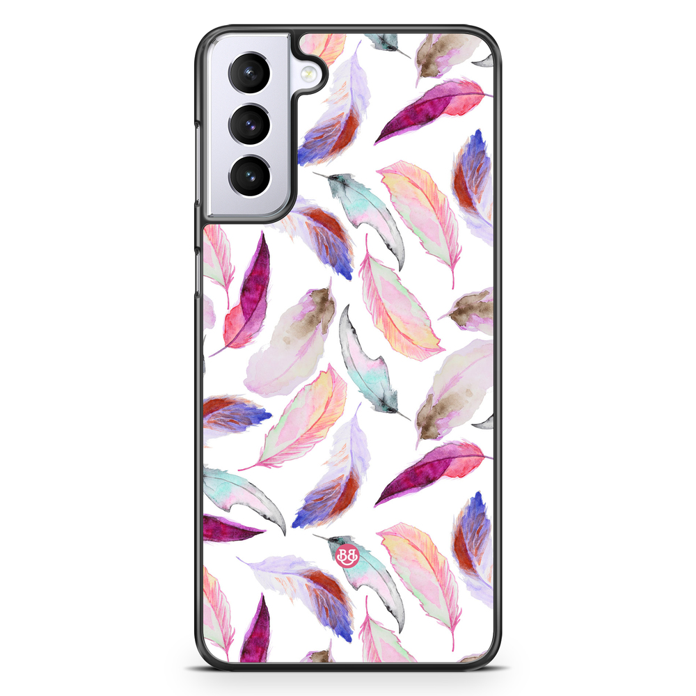 Samsung Galaxy S21 Plus Case - Watercolor Feathers