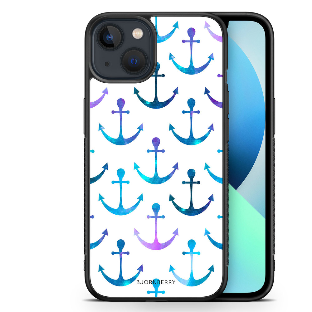 iPhone 13 Mini Case - Anchor Pattern