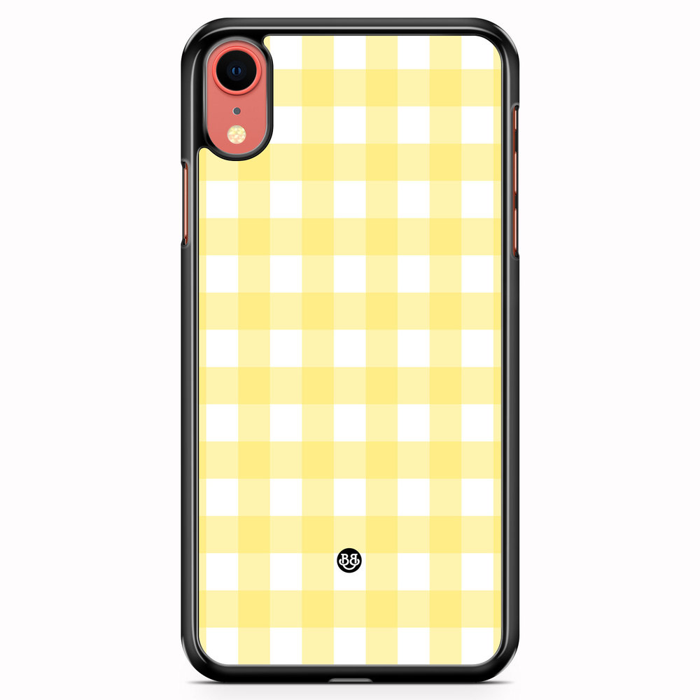 iPhone XR Case - SUMMER GARDEN - Lemon Check