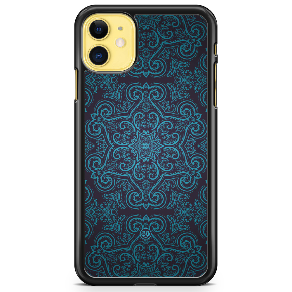iPhone 11 Case - Blue Retro Pattern