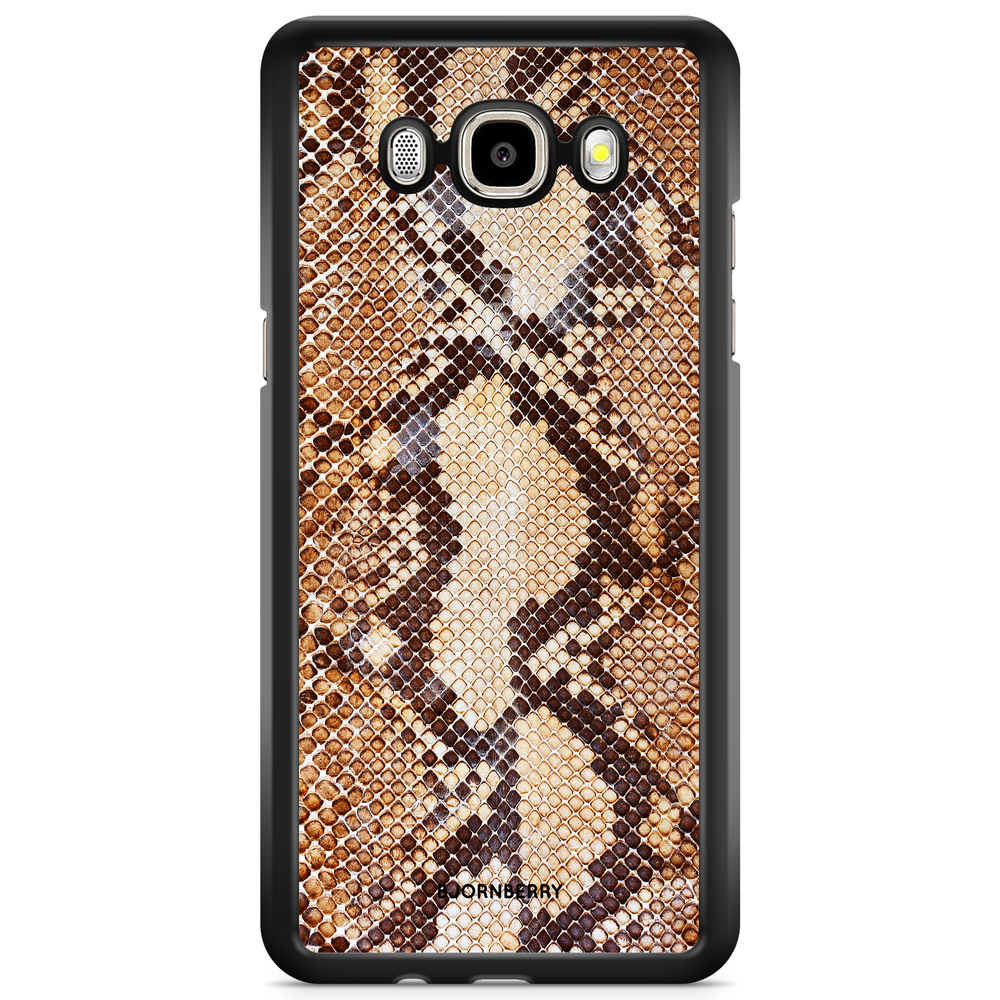 Samsung Galaxy J3 (2016) Case - Snakeskin Brown