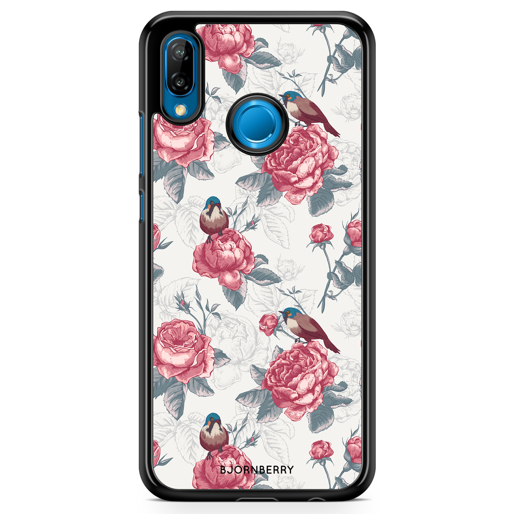 Huawei P20 Lite Case - Roses and Birds