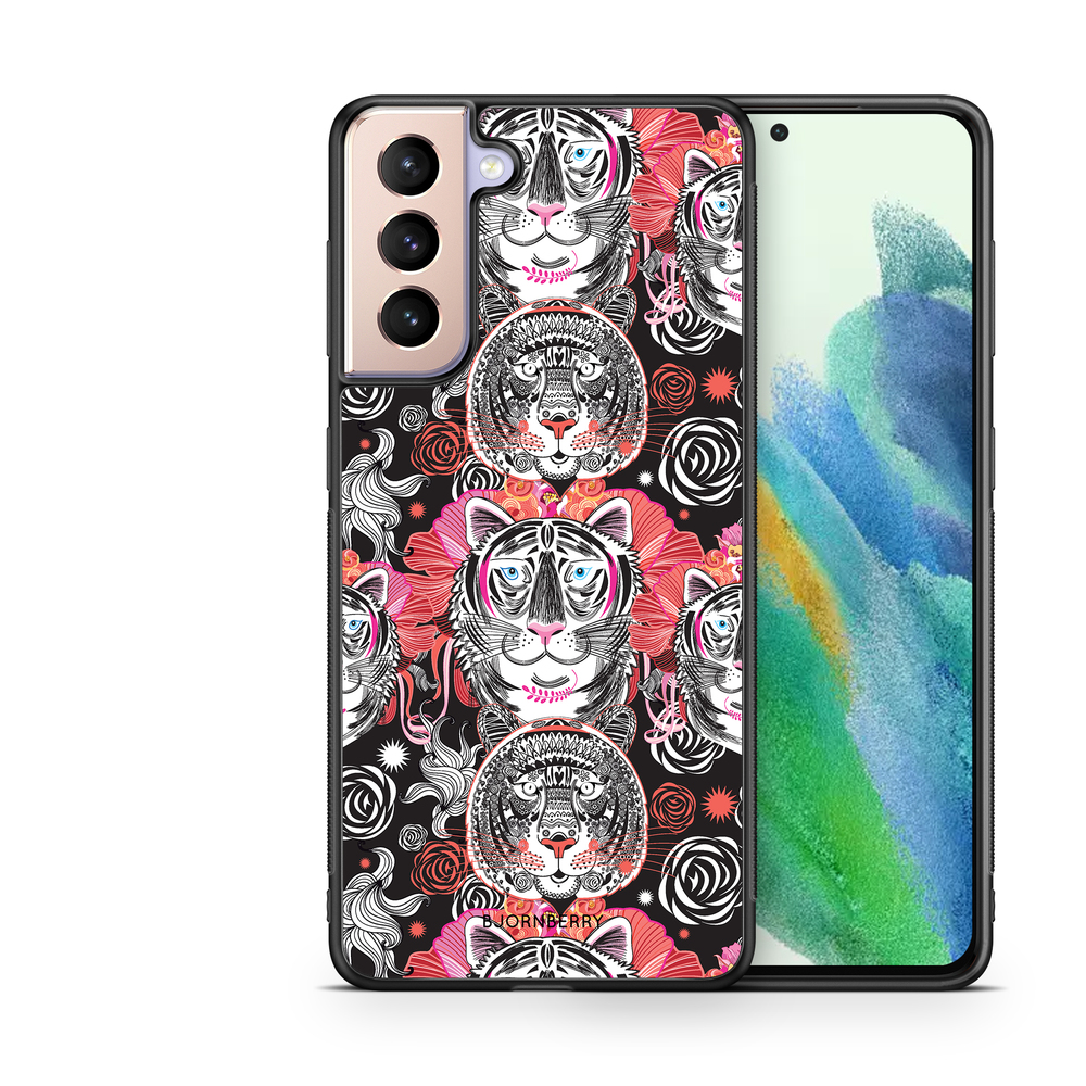 Samsung Galaxy S21 FE 5G Case - Cartoon Tigers
