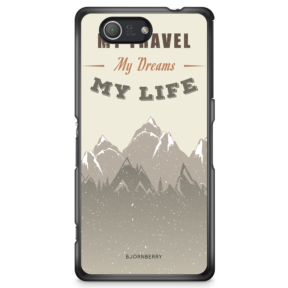 Sony Xperia Z3 Compact Case - My Travels, My Life