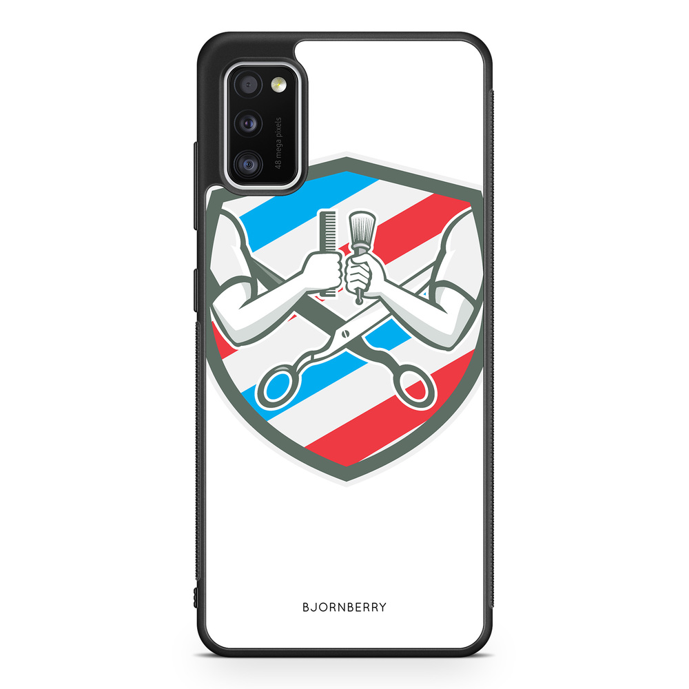 Samsung Galaxy A41 Case - Barber Logo