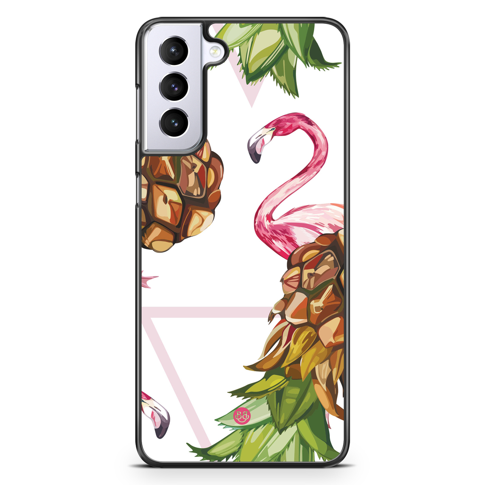 Samsung Galaxy S21 Plus Case - Pineapple & Flamingo