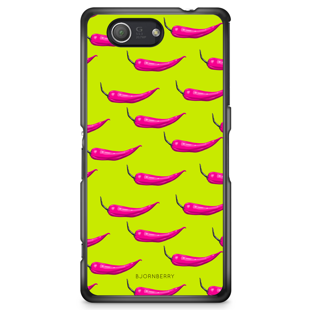 Sony Xperia Z3 Compact Case - Chilli Pattern