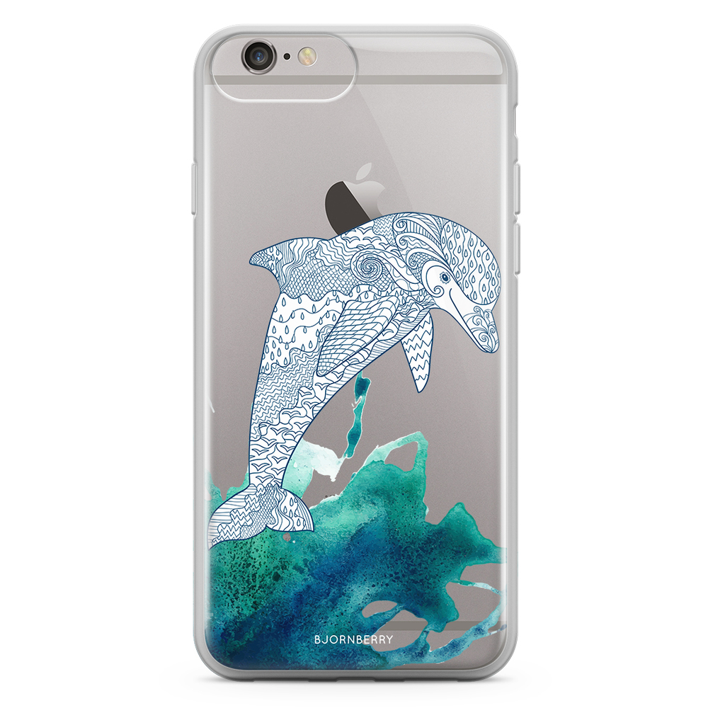 iPhone 6 Plus/6s Plus Fashion Skal - Mandala Delfin