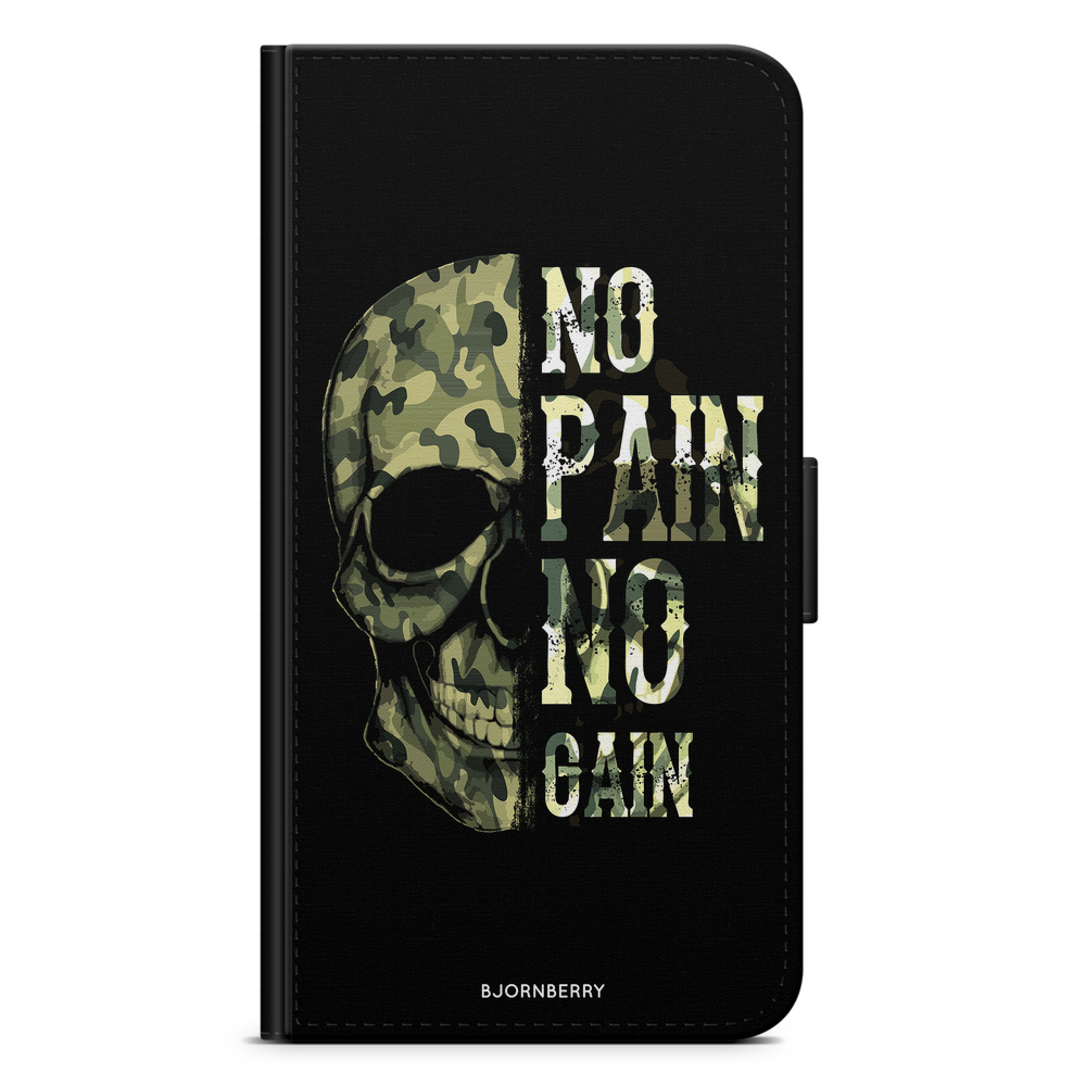 iPhone Xs Max Wallet Case - No Pain No Gain