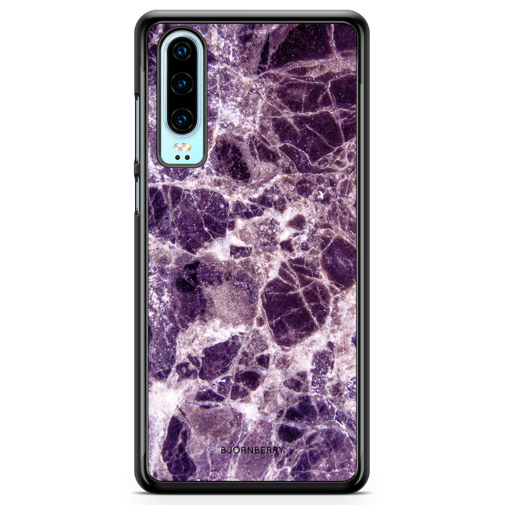 Huawei P30 Case - Purple Marble