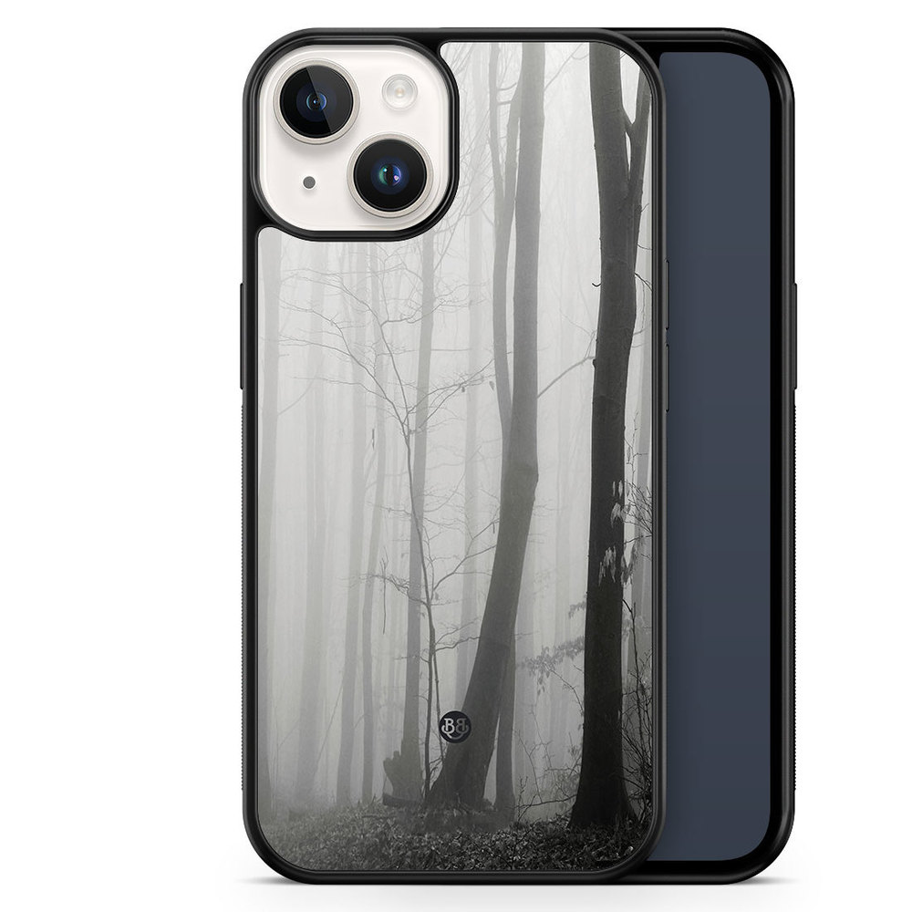 iPhone 14 Case - Black/White Autumn
