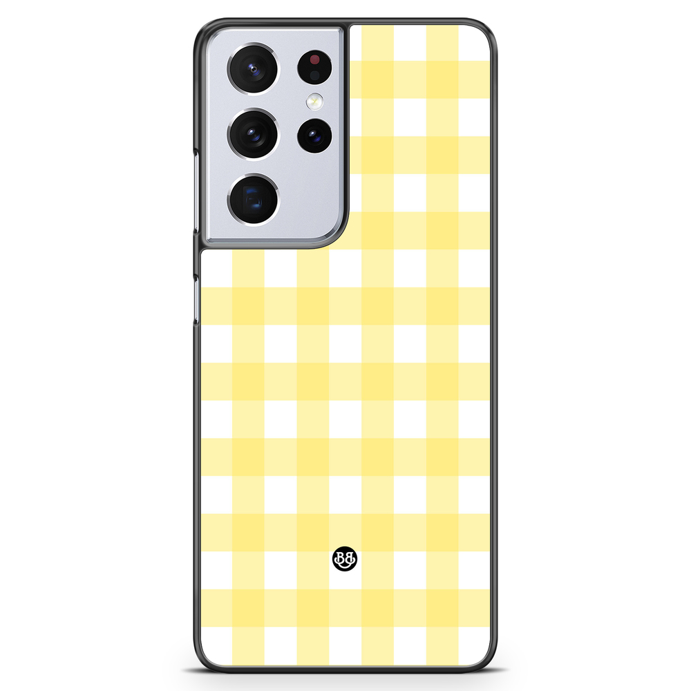 Samsung Galaxy S21 Ultra Case - SUMMER GARDEN - Lemon Check