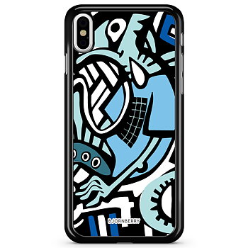 iPhone X / XS Skal - Grafitti Ödla