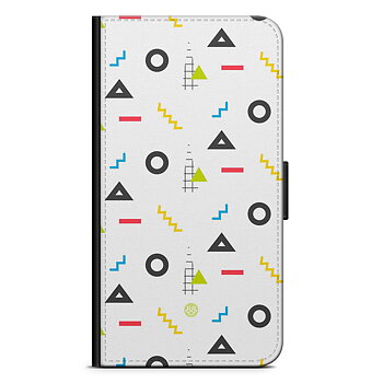 Motorola Moto E20 Wallet Case - 80s Pattern