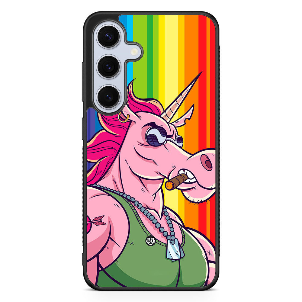 Samsung Galaxy S24 FE Case - Muscle Unicorn