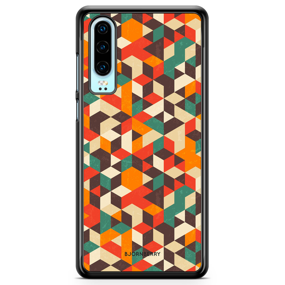 Huawei P30 Case - Retro Geometric